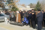 گزارش تصویری از مراسم تشیع پیکر بازیگر پیشکسوت بجنورد حسن فدایی