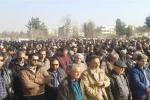 مراسم تشییع پیکر بازیگر پیشکسوت تئاتر بجنورد حسن فدایی