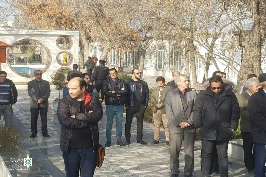 مراسم تشییع پیکر بازیگر پیشکسوت تئاتر بجنورد حسن فدایی