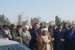مراسم تشییع پیکر بازیگر پیشکسوت تئاتر بجنورد حسن فدایی