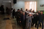 مراسم تشییع پیکر بازیگر پیشکسوت تئاتر بجنورد حسن فدایی